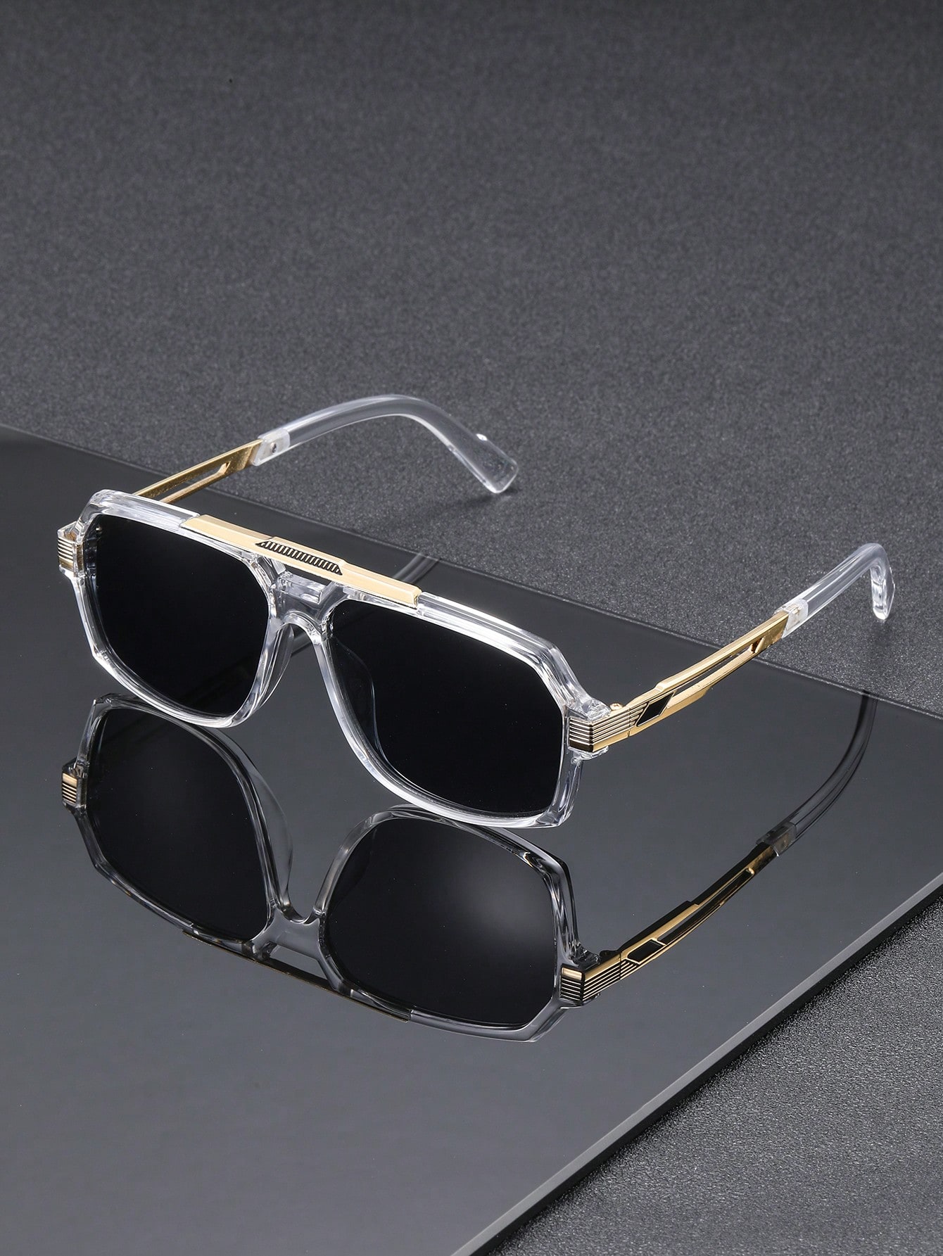1 pair of men's T transparent  – Metal Photo Panel Bewertung und Preis