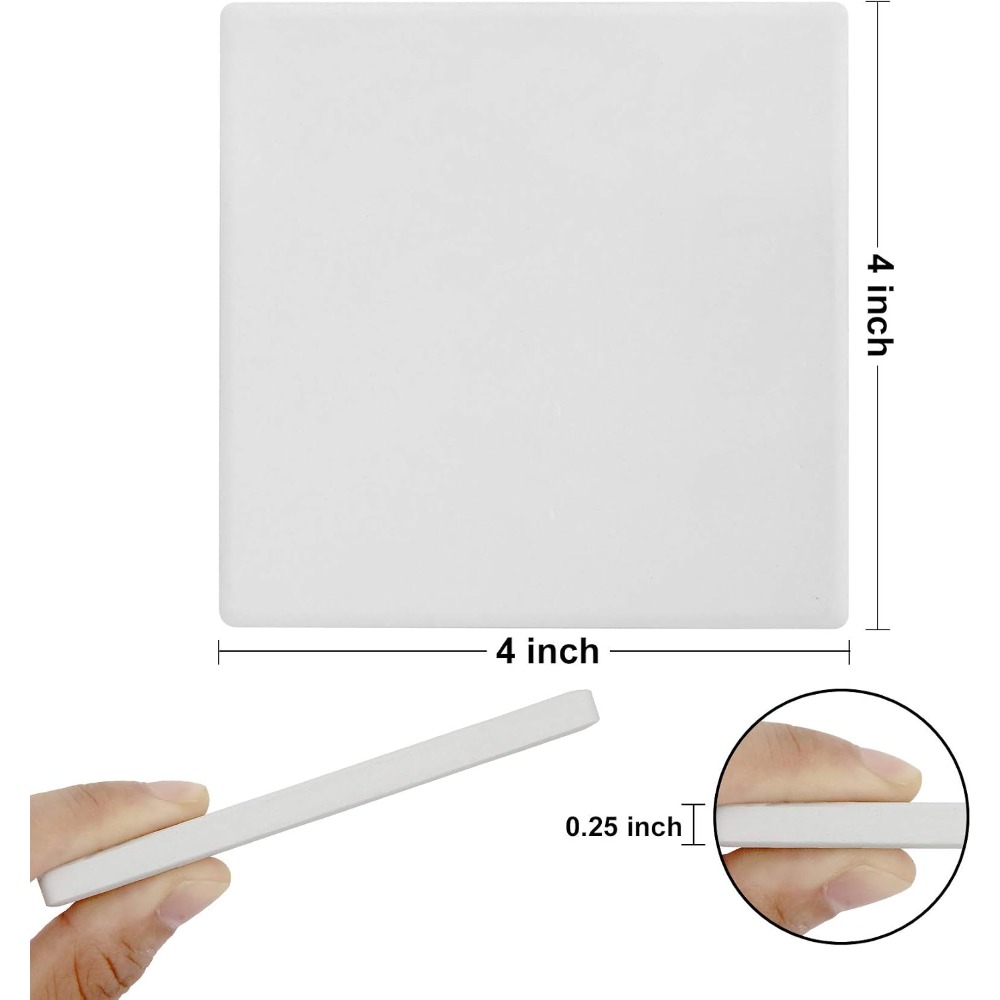 12 Pack Ceramic Coasters for C – Ceramic Tile Blank Bewertung und Preis