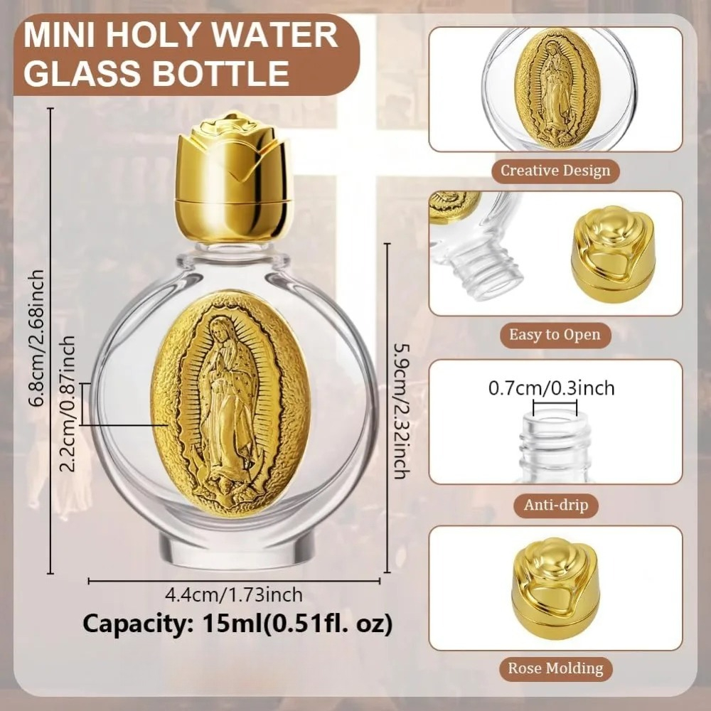 12/2Pcs Holy Water Bottles 0.5 – Water Bottle Blank Bewertung und Preis