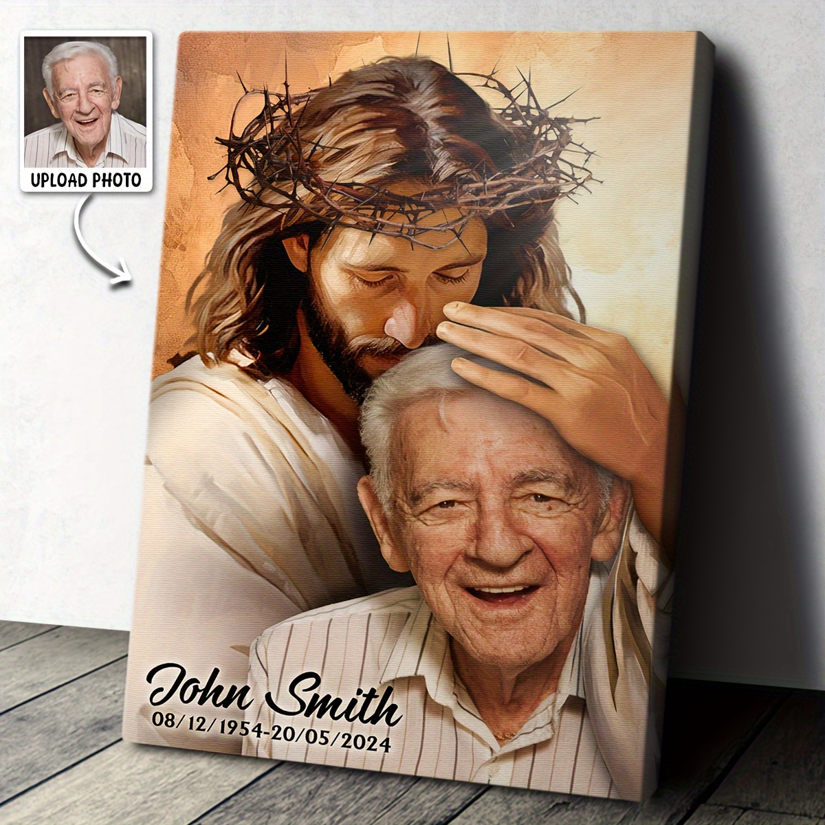 2D Flat-Custom Religious Memor – Canvas Wrap Ready Bewertung und Preis