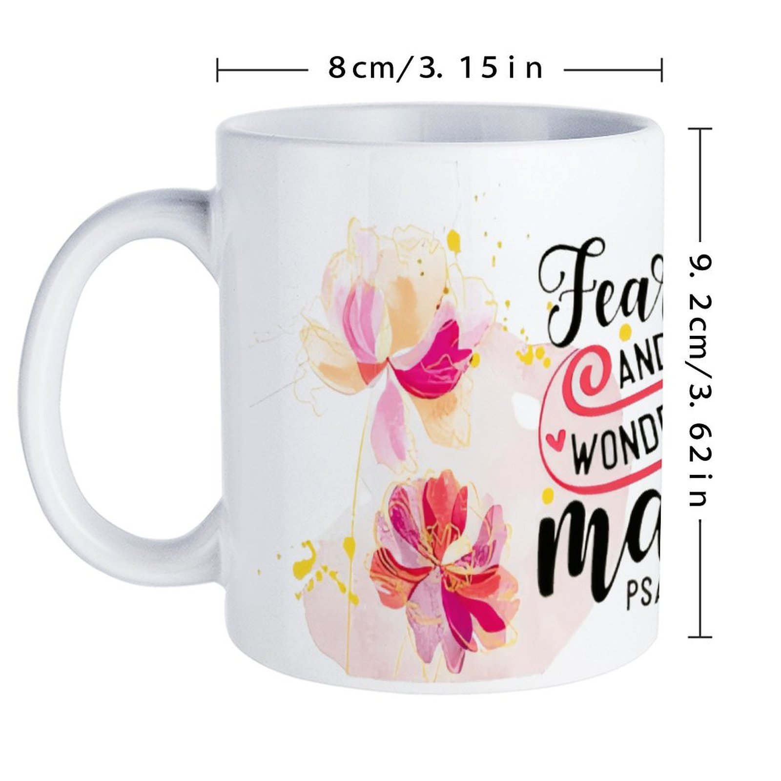 Fearfully And Wonderfully Made – Sublimation Mug White Bewertung und Preis