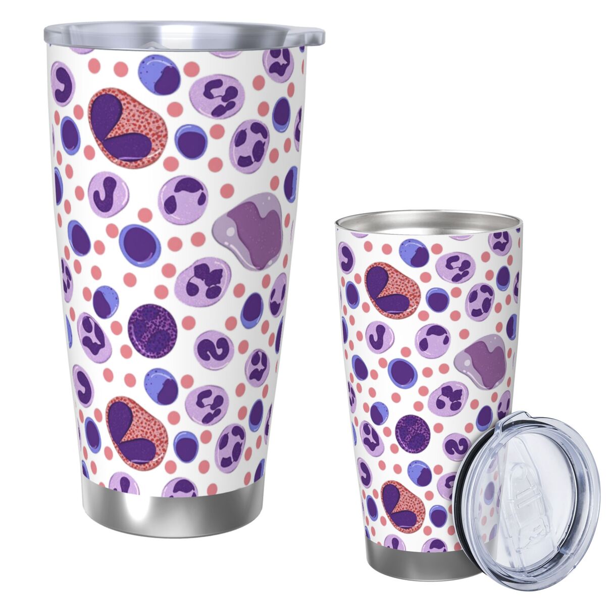 Large White Blood Cell Pattern – Tumbler 20Oz White Bewertung und Preis