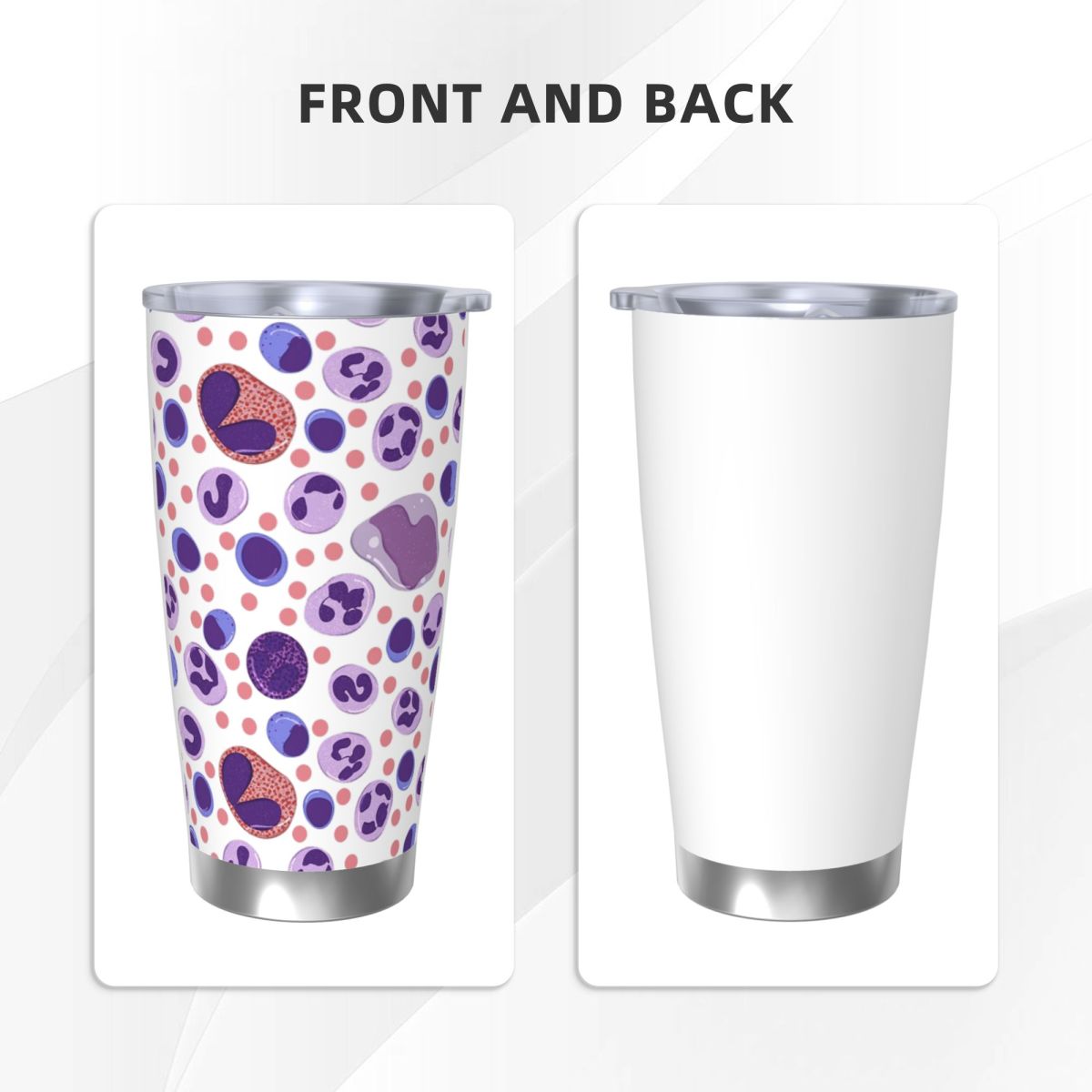 Large White Blood Cell Pattern – Tumbler 20Oz White Bewertung und Preis