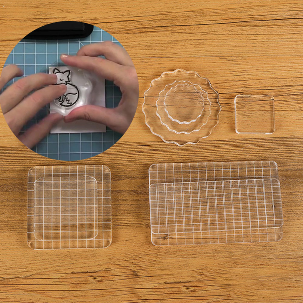 Clear Acrylic Stamp Block Use  – Photo Acrylic Block Bewertung und Preis