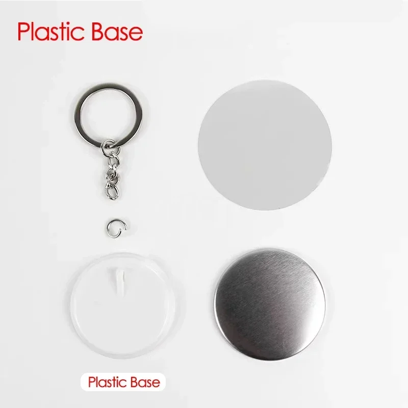 100PCS 44mm 58mm Keychains Bad – Button Badge Blank Bewertung und Preis