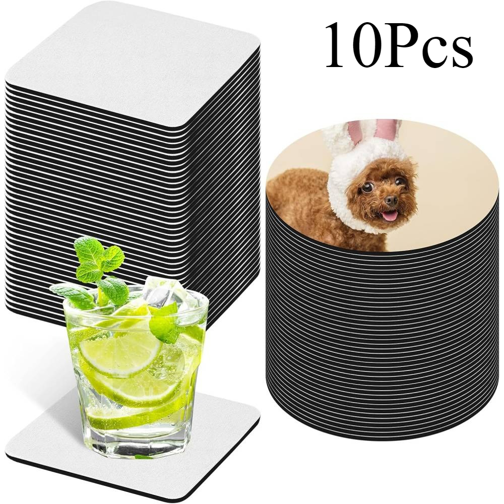 10 Pcs Sublimation Coasters Bl – Coaster Sublimation Blank Bewertung und Preis