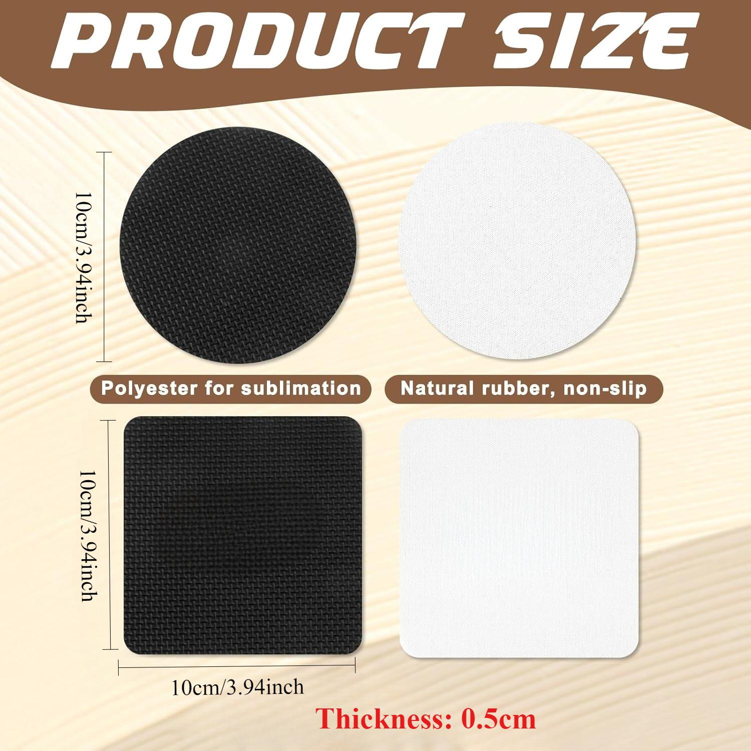 10 Pcs Sublimation Coasters Bl – Coaster Sublimation Blank Bewertung und Preis