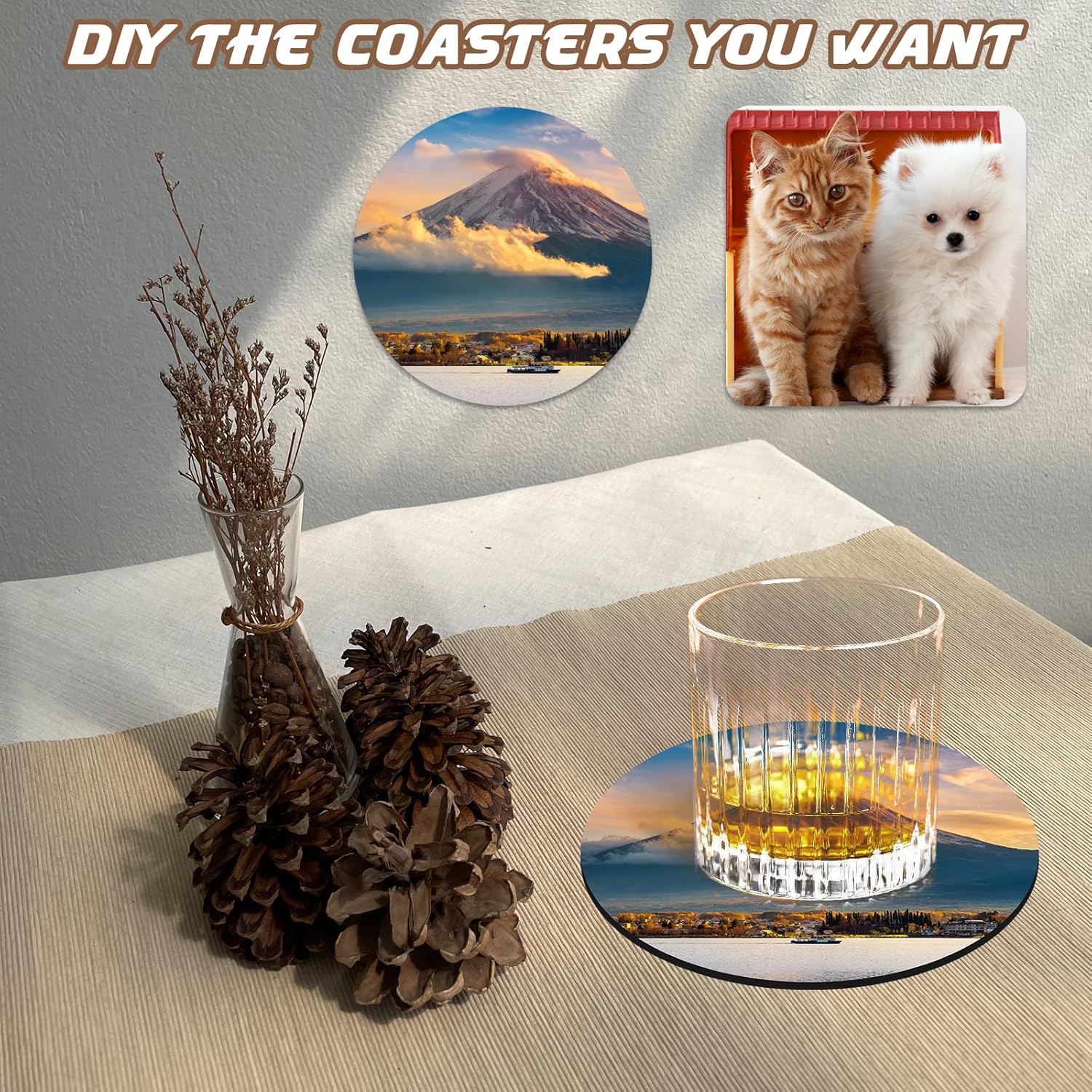 10 Pcs Sublimation Coasters Bl – Coaster Sublimation Blank Bewertung und Preis