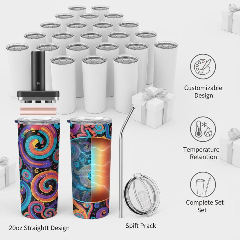 16 Pack Sublimation Insulated  – Tumbler 20Oz White Bewertung und Preis