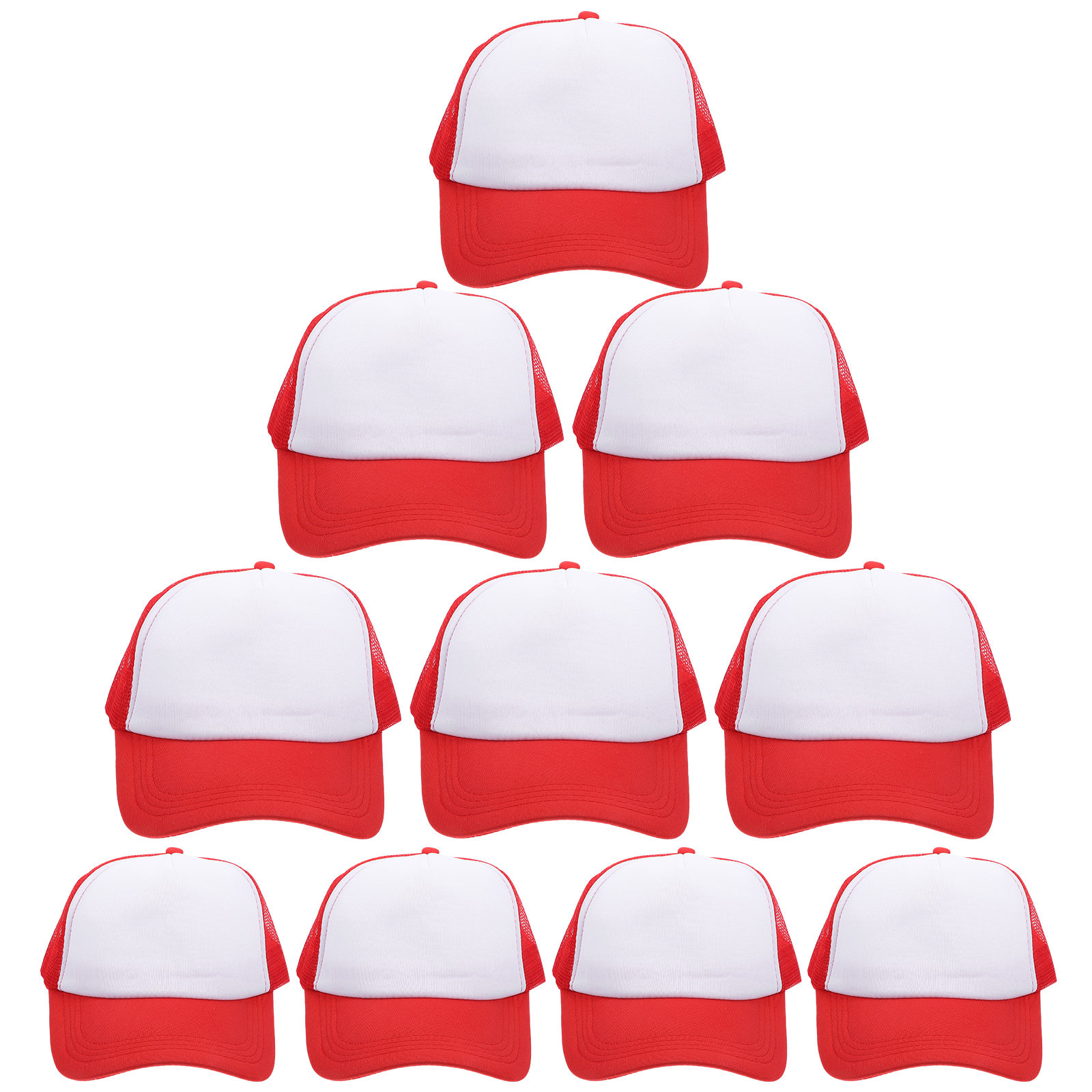 10Pcs Blank Mesh Baseball Caps – Hat Sublimation Blank Bewertung und Preis