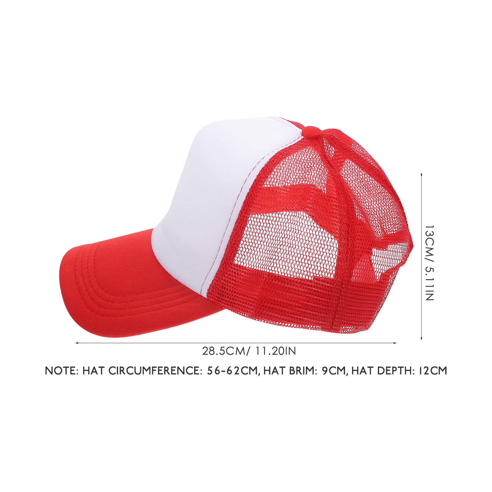 10Pcs Blank Mesh Baseball Caps – Hat Sublimation Blank Bewertung und Preis