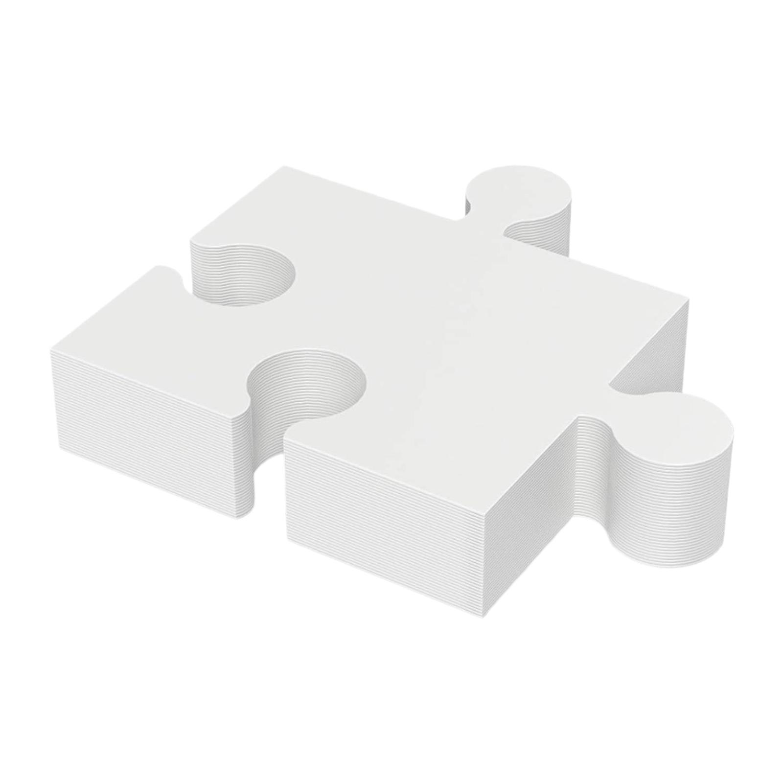 30 Pieces Blank Puzzle Pieces  – Puzzle Blank White Bewertung und Preis
