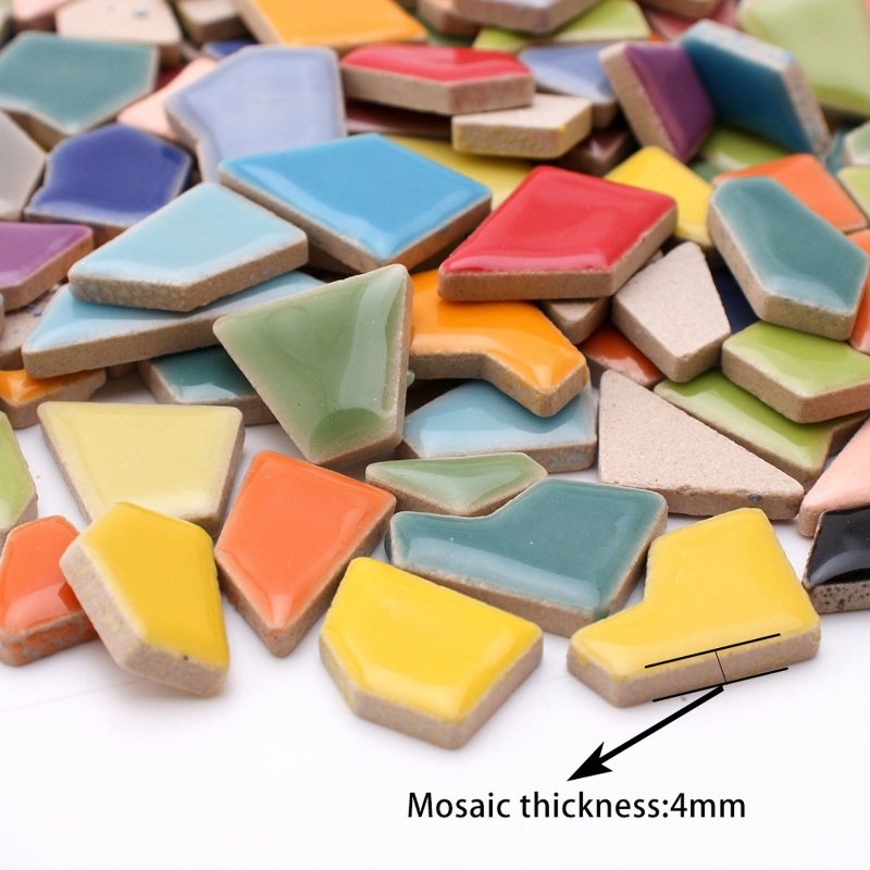100g Randomly Mixed Colors DIY – Ceramic Tile Blank Bewertung und Preis