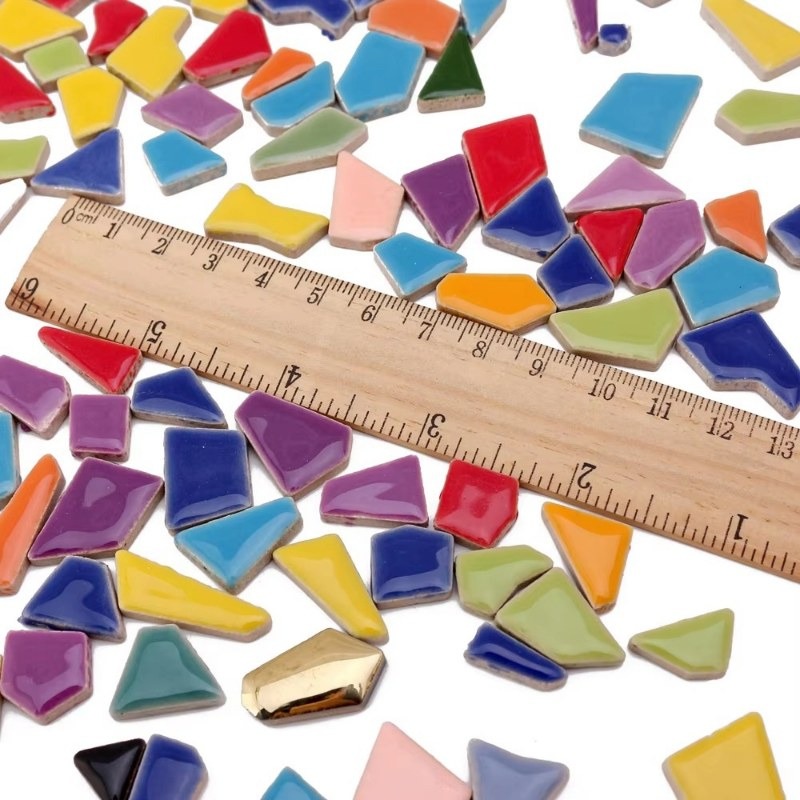 100g Randomly Mixed Colors DIY – Ceramic Tile Blank Bewertung und Preis
