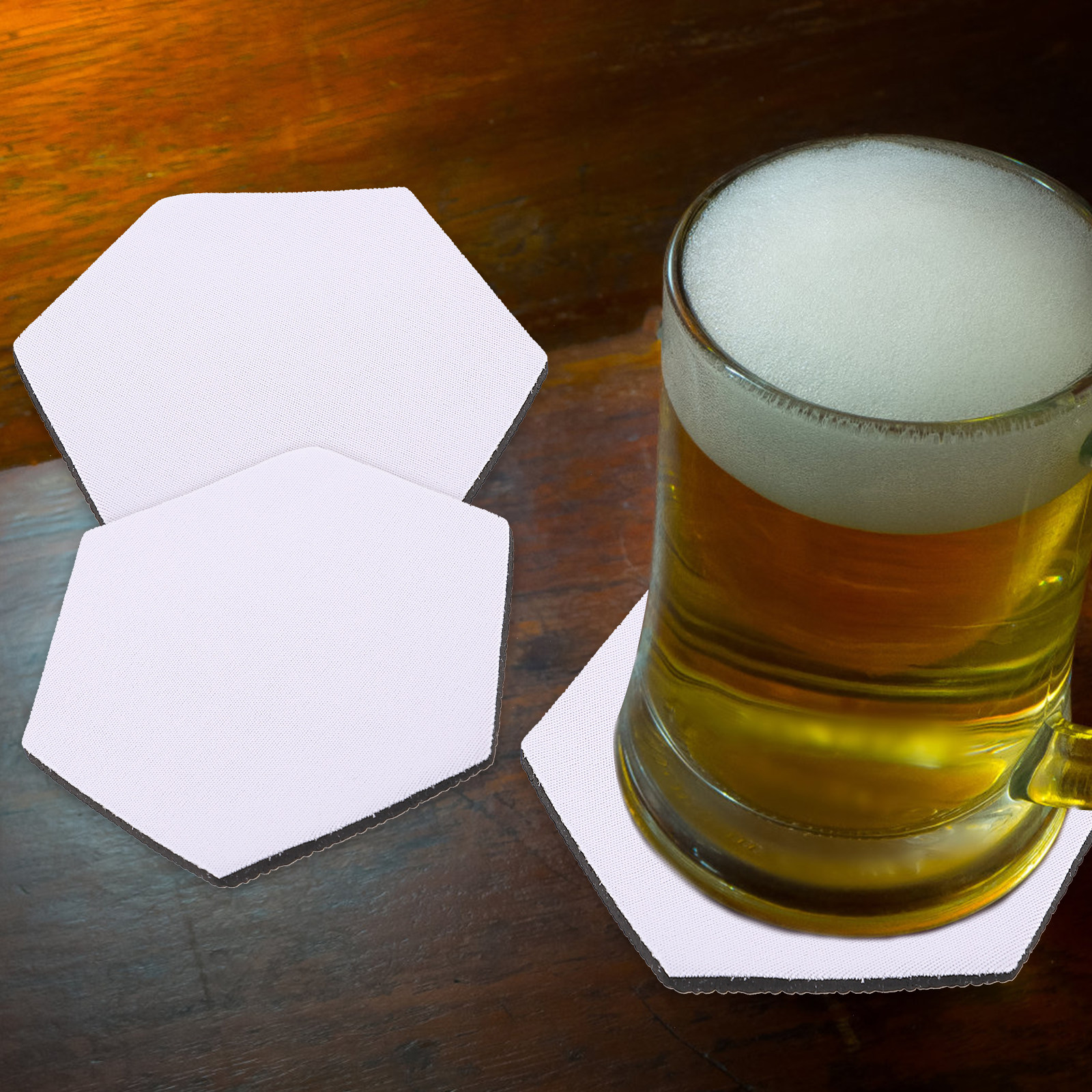 10Pcs Sublimation Heat Transfe – Coaster Sublimation Blank Bewertung und Preis