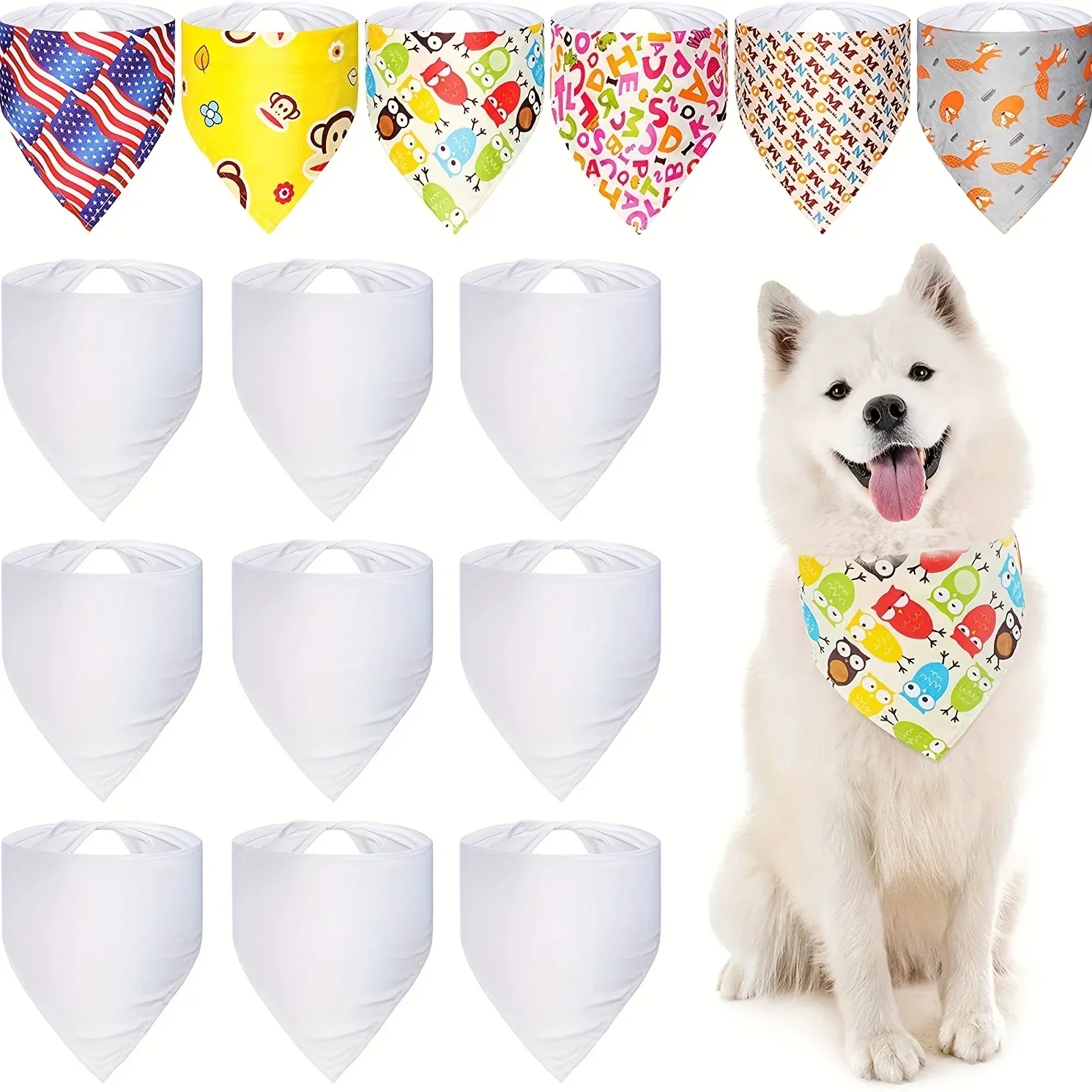 30pcs White Polyester Blank Do – Bandana Blank White Bewertung und Preis