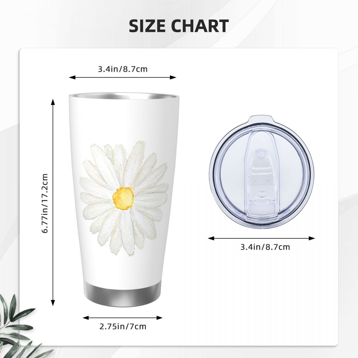 Hand Painted One Little White  – Tumbler 20Oz White Bewertung und Preis