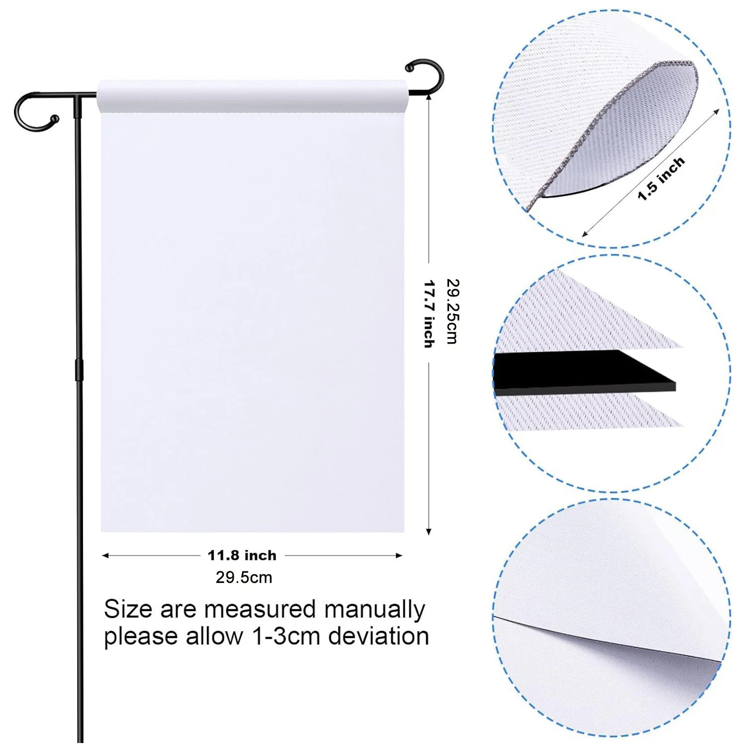 5pcs Double-Sided Blank Garden – Yard Sign Blank Bewertung und Preis