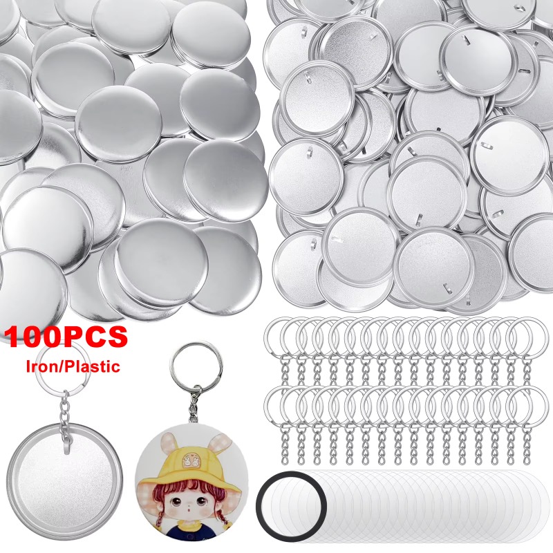 100 Sets 58 Mm/ 44 Mm Button M – Button Badge Blank Bewertung und Preis