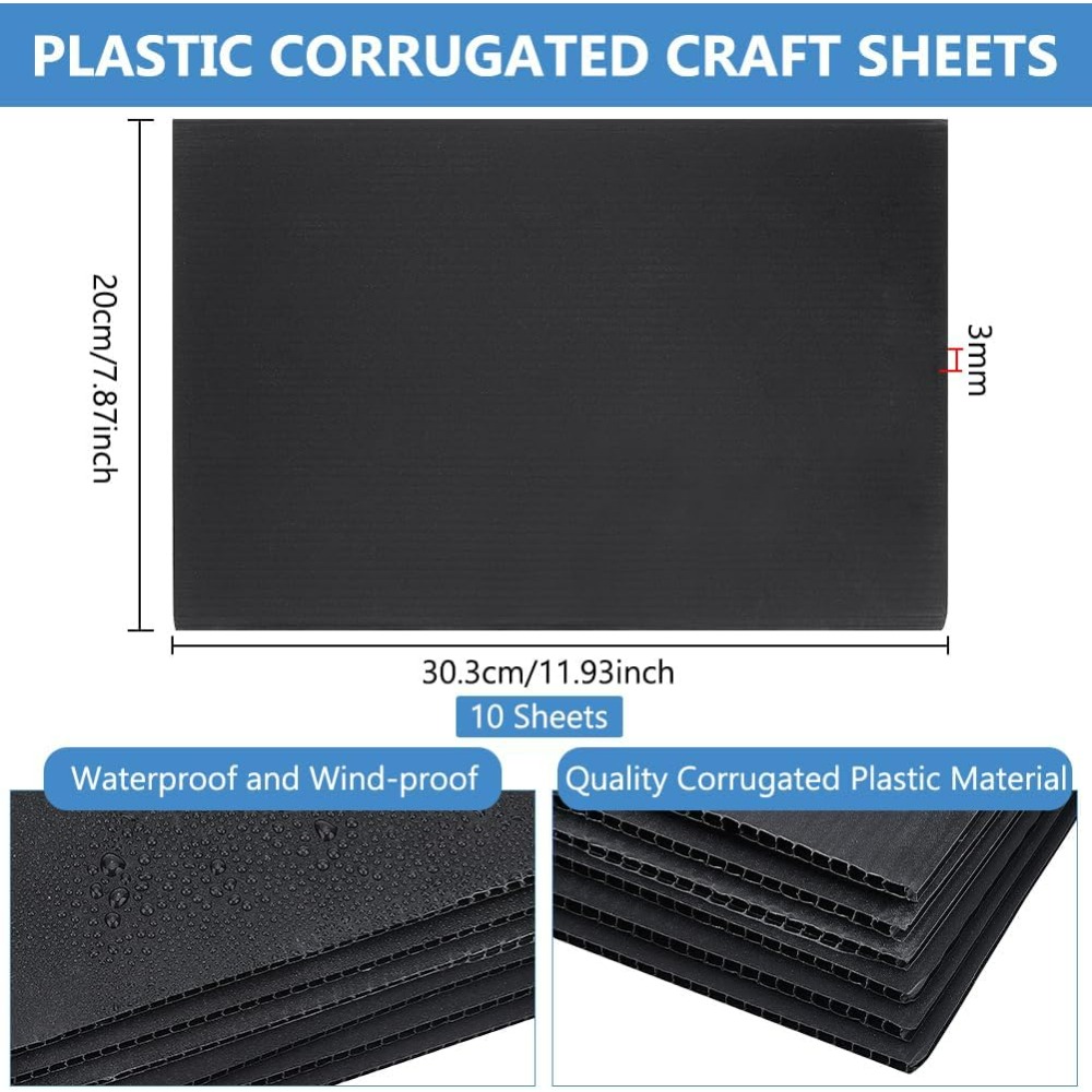 Plastic Sheets 12x7.8 Inch Stu – Yard Sign Blank Bewertung und Preis