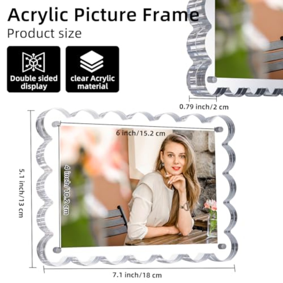 3 Pack Acrylic Picture Frame.  – Photo Acrylic Block Bewertung und Preis