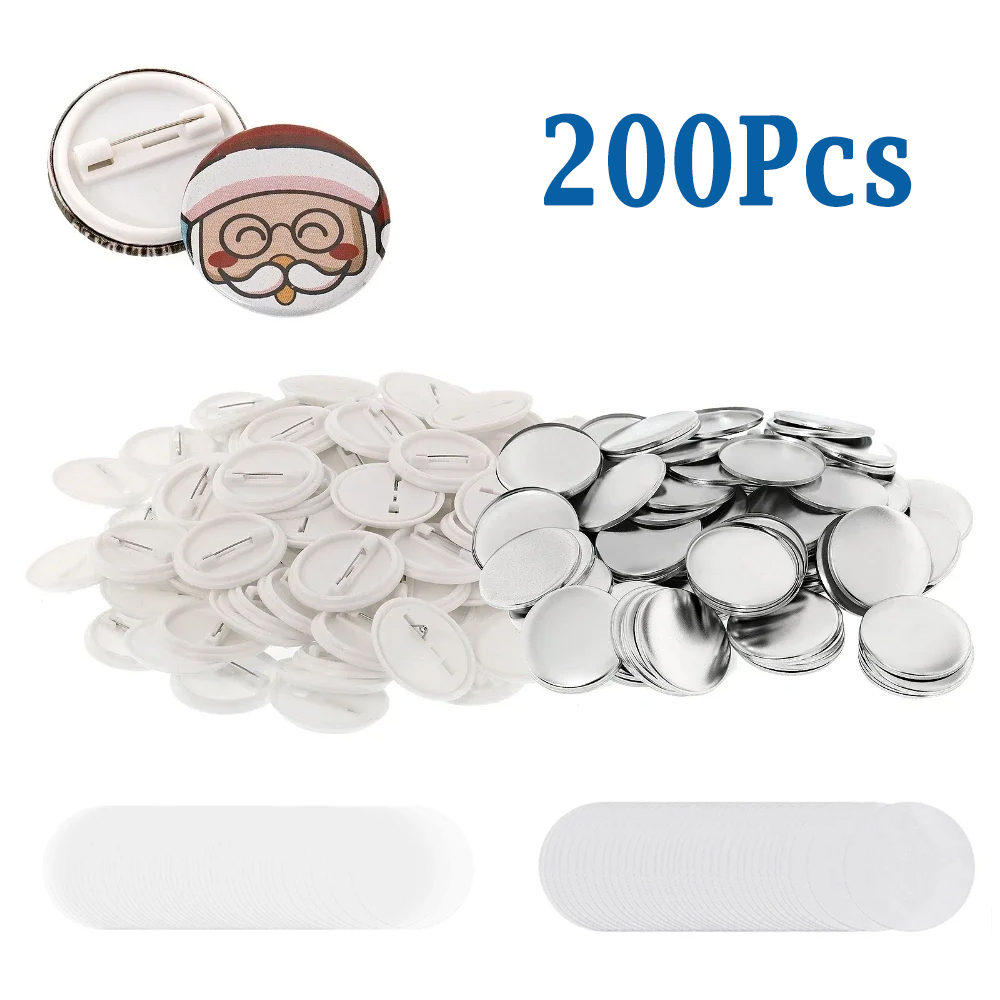 200pcs DIY Round Badge Making  – Button Badge Blank Bewertung und Preis