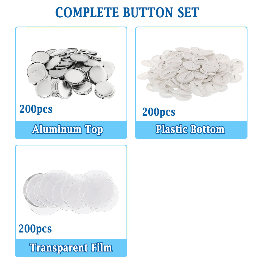200pcs DIY Round Badge Making  – Button Badge Blank Bewertung und Preis