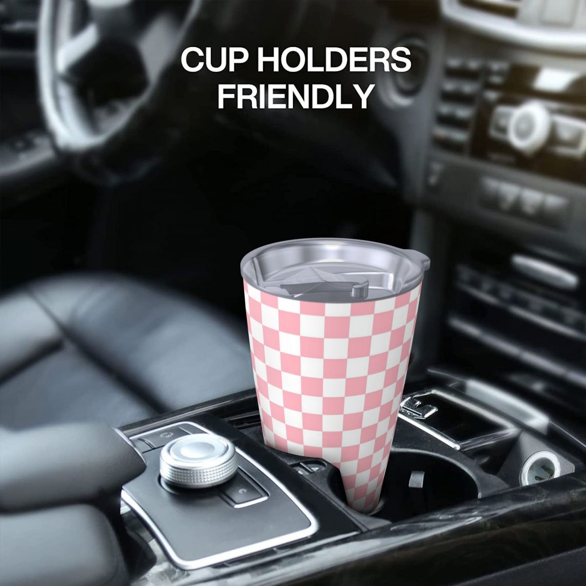 Pink White Checkerboard Patter – Tumbler 20Oz White Bewertung und Preis