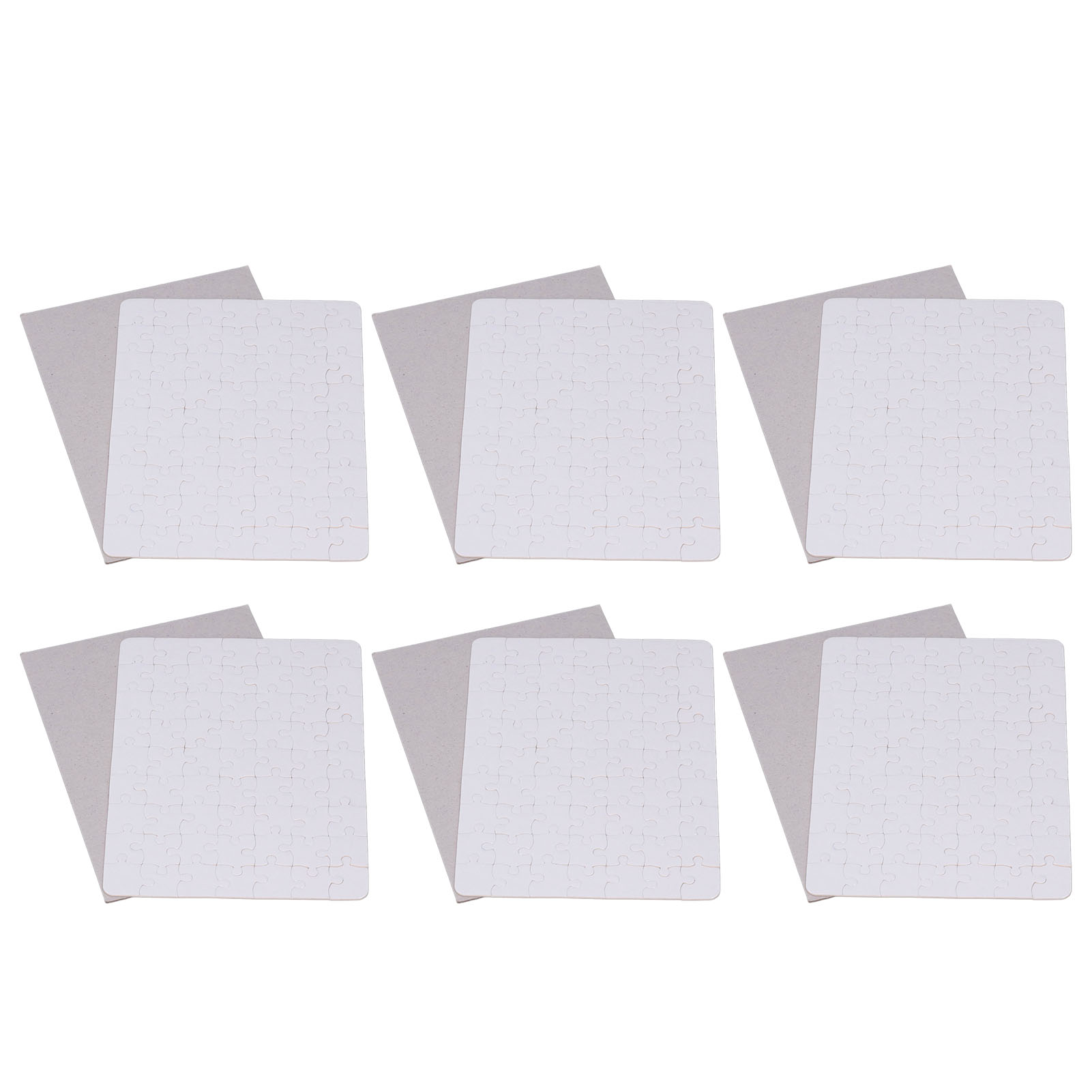 6 Set Blank Puzzles 13x18cm Wh – Puzzle Blank White Bewertung und Preis