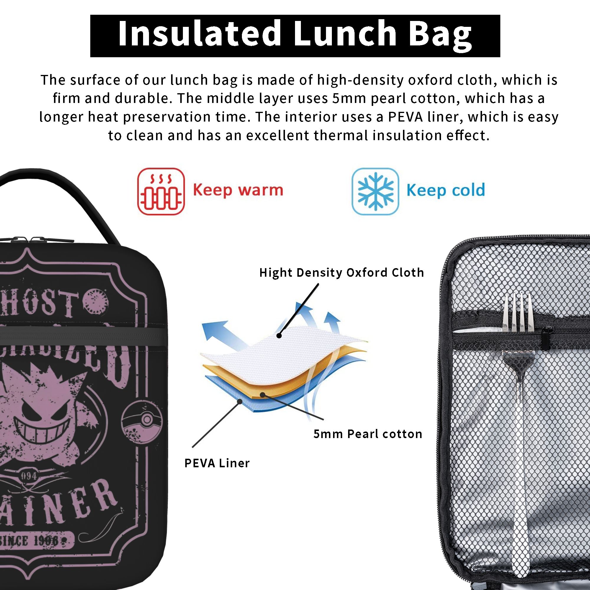 Gengar The Spooky Pokemon Insu – Tote Bag Sublimation Bewertung und Preis