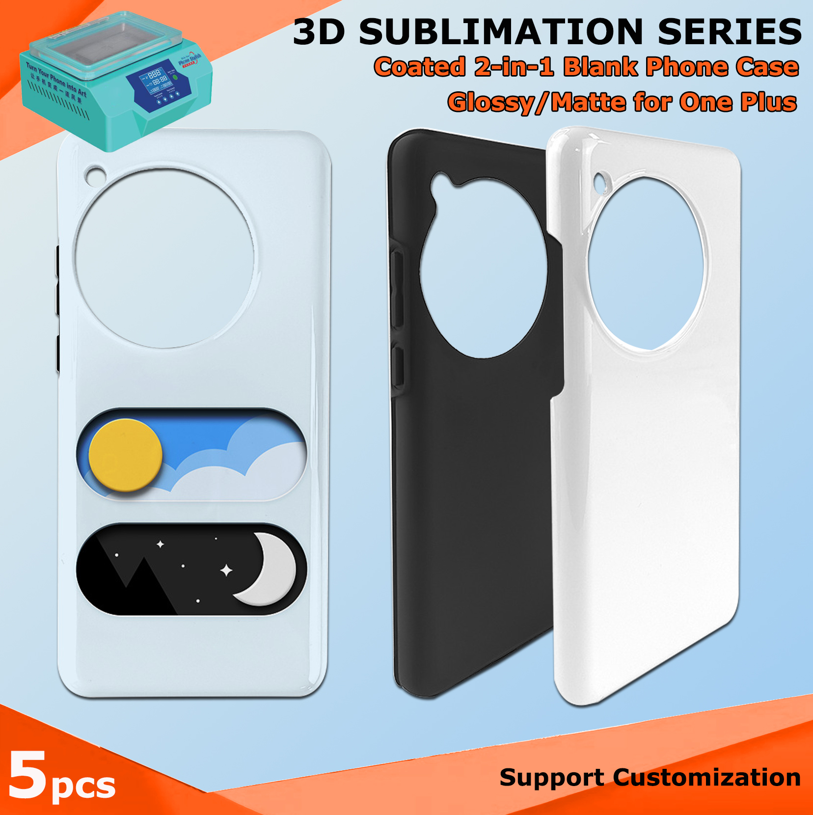 Fonlyu 5pcs Coated 2 in 1 Blan – Phone Case Blank Print Bewertung und Preis