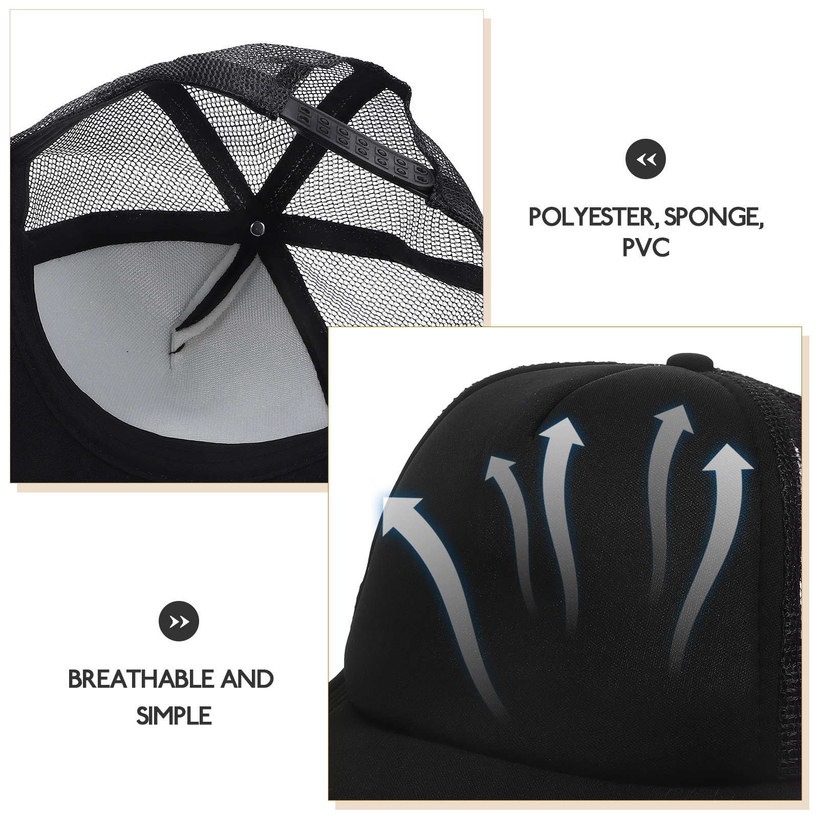 10Pcs Blank Baseball Hats Mesh – Hat Sublimation Blank Bewertung und Preis
