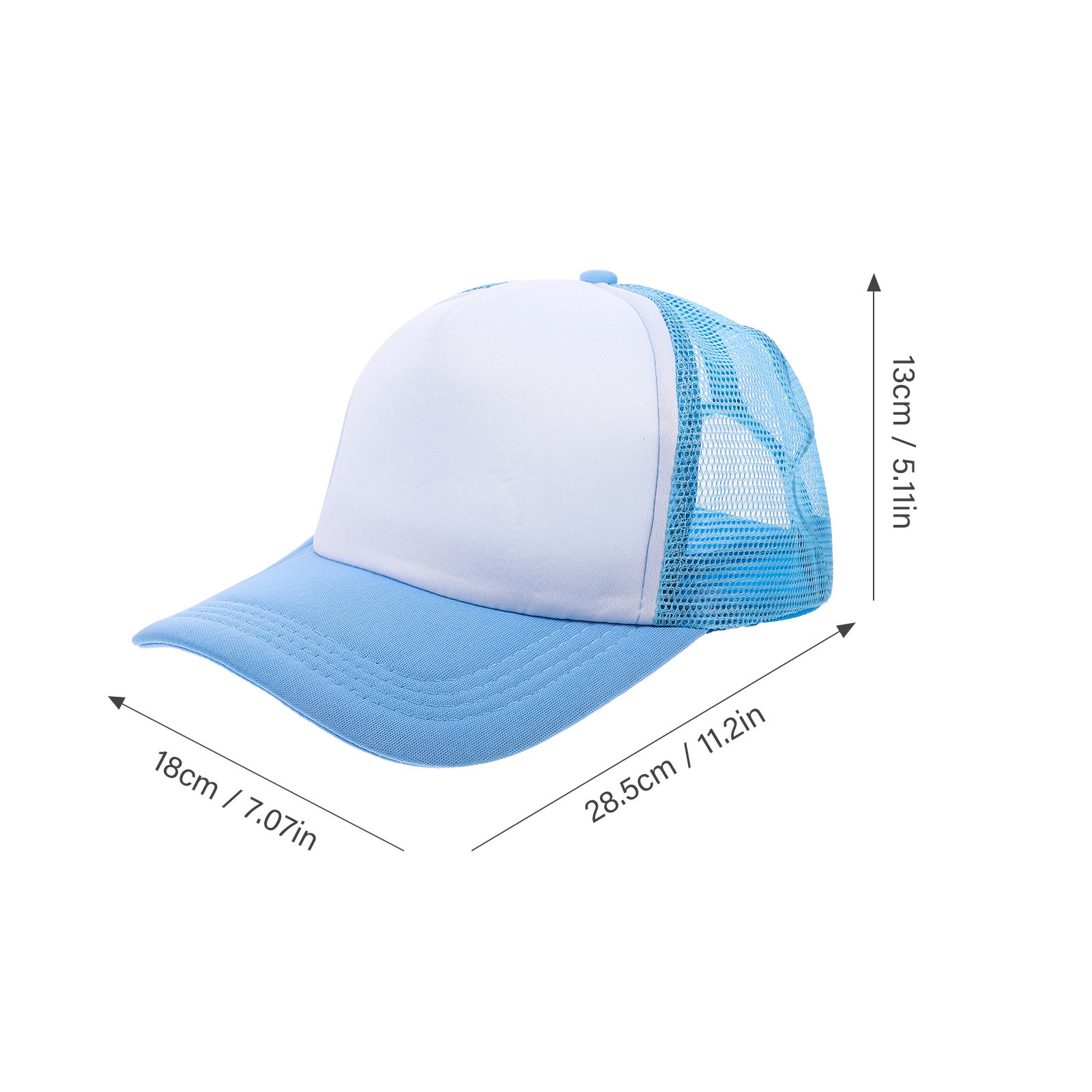 10Pcs Blank Baseball Hats Mesh – Hat Sublimation Blank Bewertung und Preis