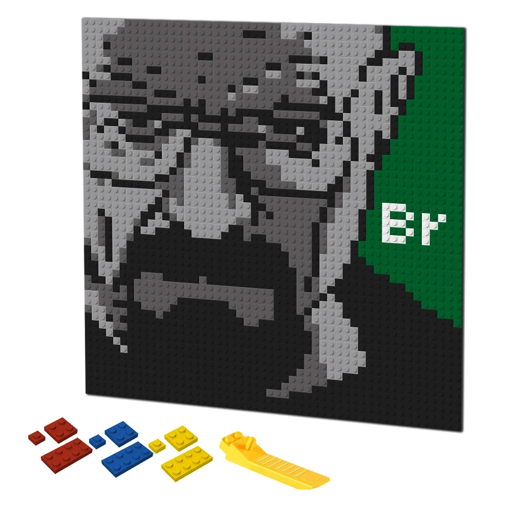 Retro Pixel Art Building Block – Puzzle Blank White Bewertung und Preis