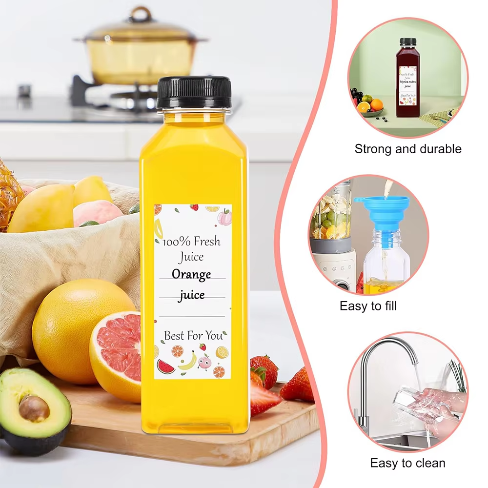 500ML Juice Bottles with Caps  – Water Bottle Blank Bewertung und Preis