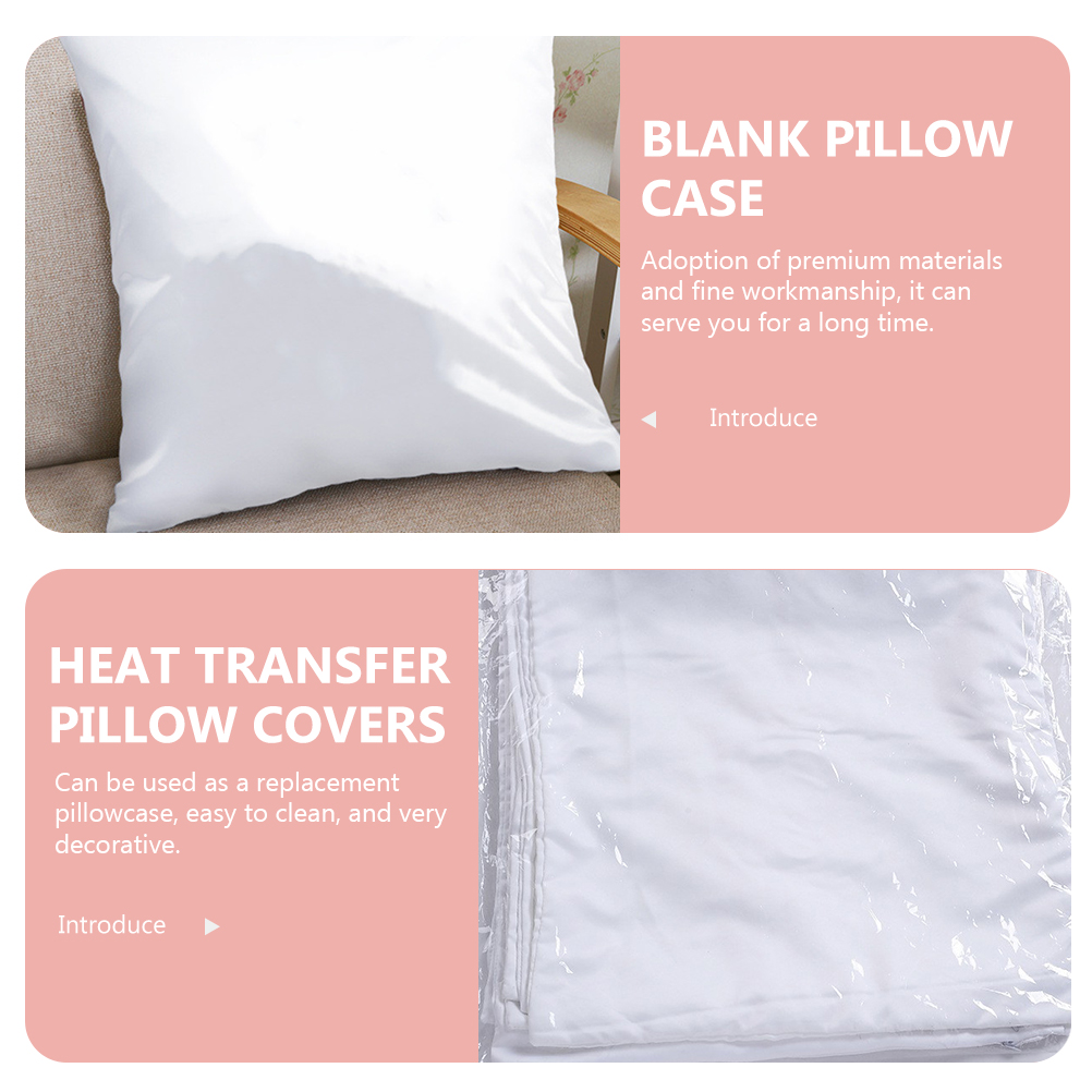 4Pcs White Sublimation Pillow  – Pillow Cover Sublimation Bewertung und Preis