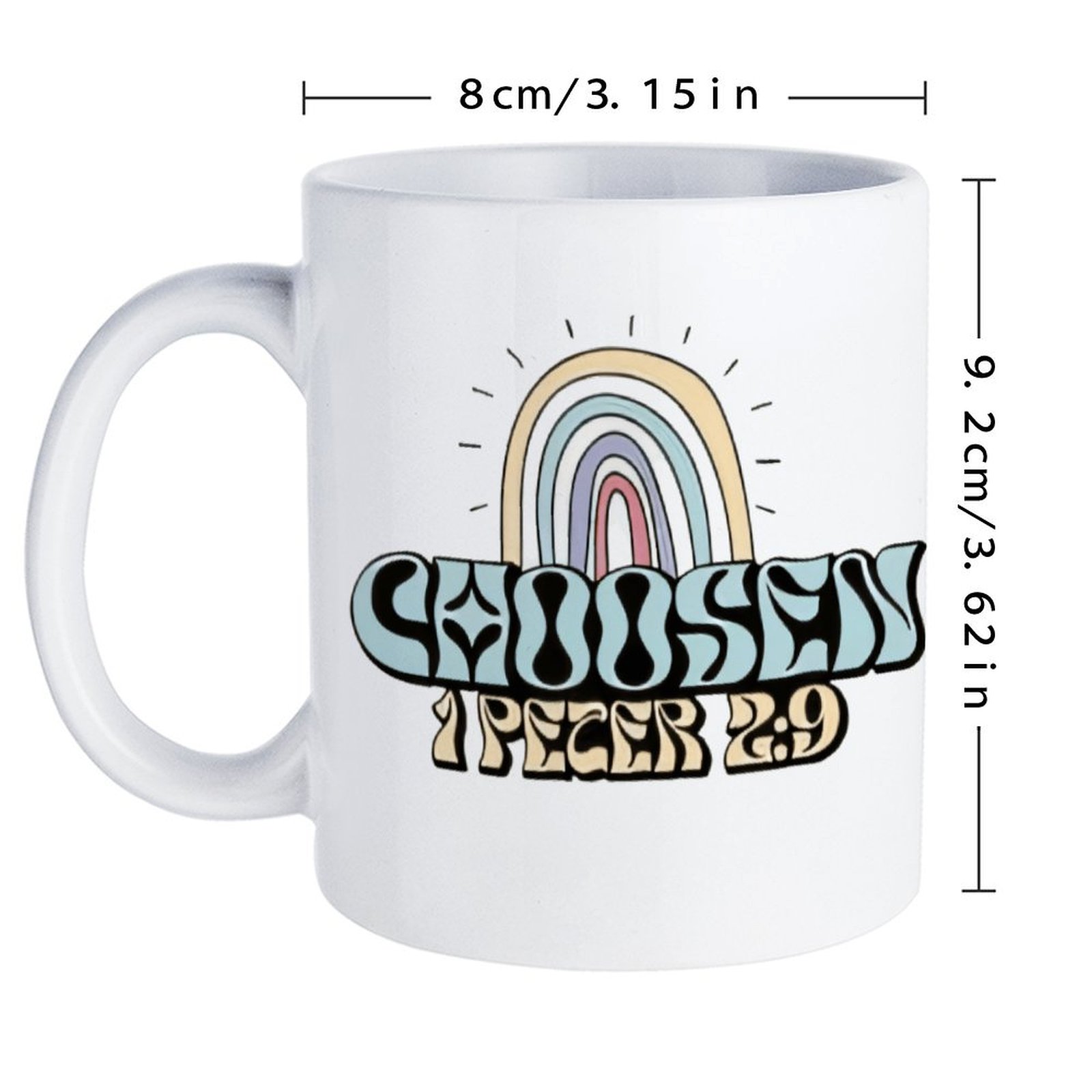A Rainbow And A Rainbow With T – Sublimation Mug White Bewertung und Preis