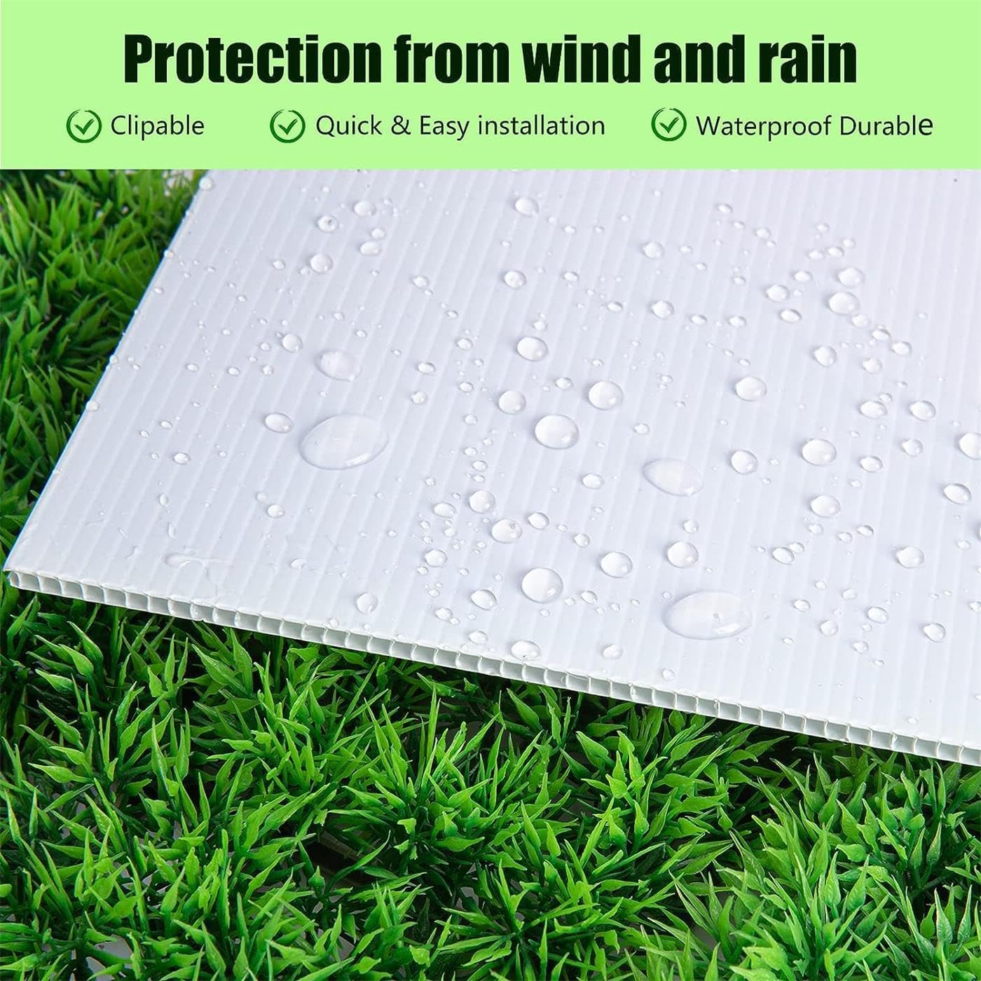 6 Pack 24x18 White Blank Lawn  – Yard Sign Blank Bewertung und Preis
