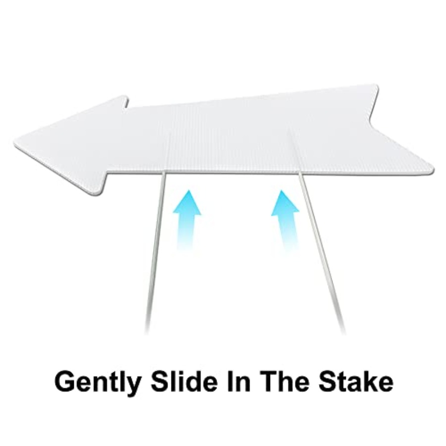 Blank Arrow Signs with Stakes  – Yard Sign Blank Bewertung und Preis