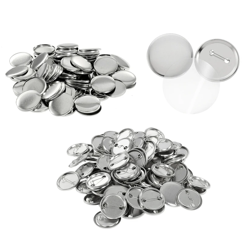 100Set Blank Badge Pin Button  – Button Badge Blank Bewertung und Preis