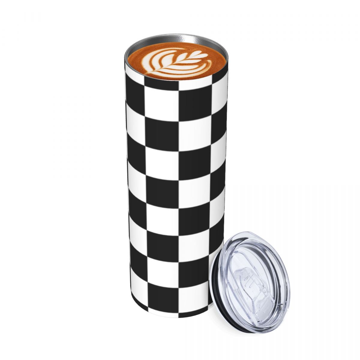 Black And White Checkerboard S – Tumbler 20Oz White Bewertung und Preis