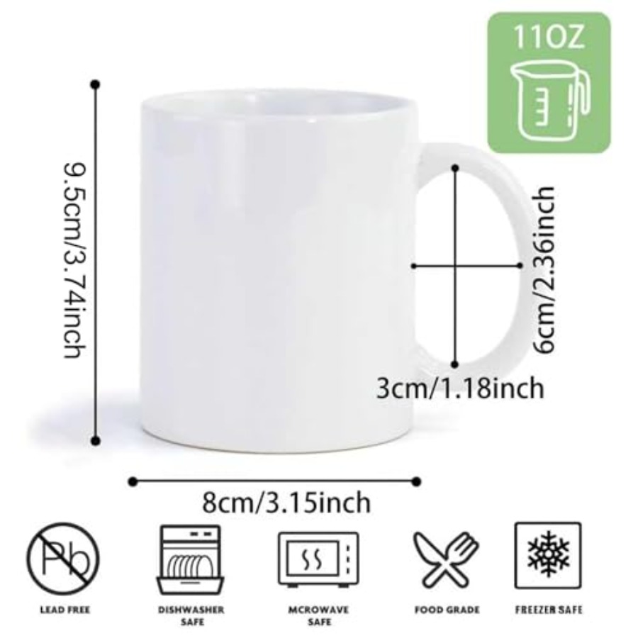 36pcs Sublimation Mugs 11oz Wh – Sublimation Mug White Bewertung und Preis