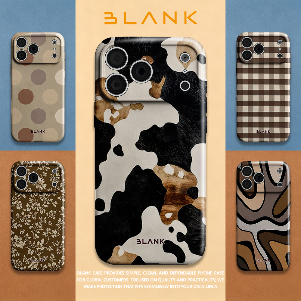 Mocha Cow Print For iPhone 17  – Phone Case Blank Print Bewertung und Preis