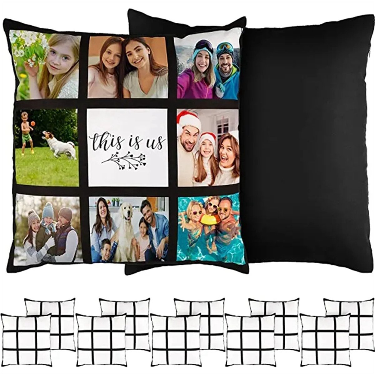 ABNH 6Pcs Sublimation Blank Pa – Pillow Cover Sublimation Bewertung und Preis