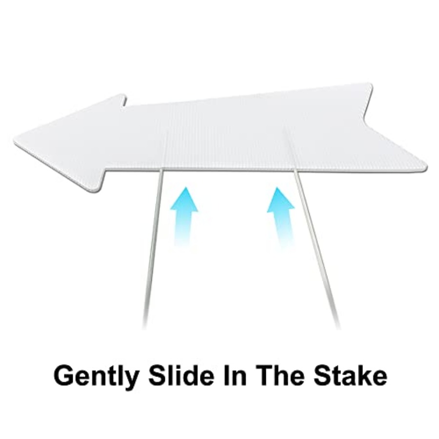 Blank Arrow Signs with Stakes  – Yard Sign Blank Bewertung und Preis