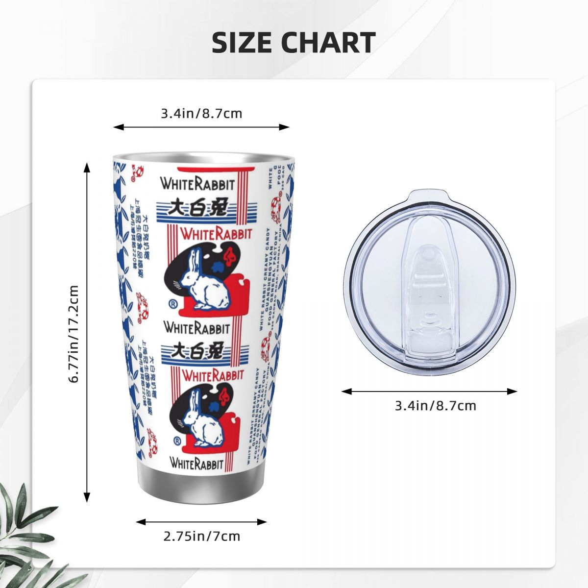 White Rabbit Candy Stainless S – Tumbler 20Oz White Bewertung und Preis