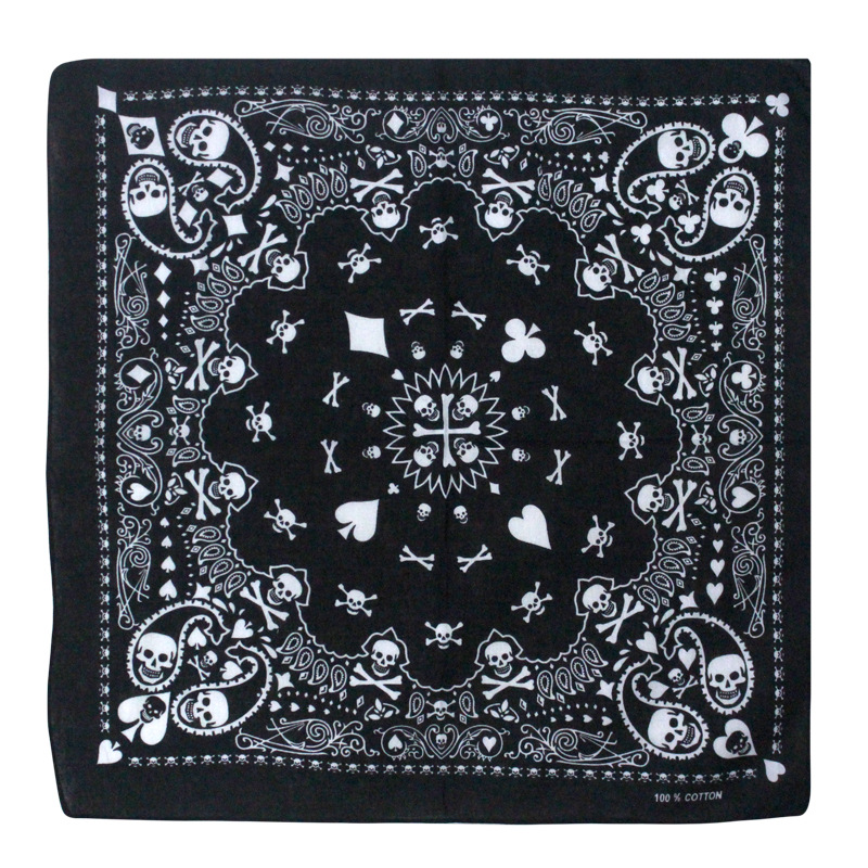 55cm White Black Red Skull Pok – Bandana Blank White Bewertung und Preis