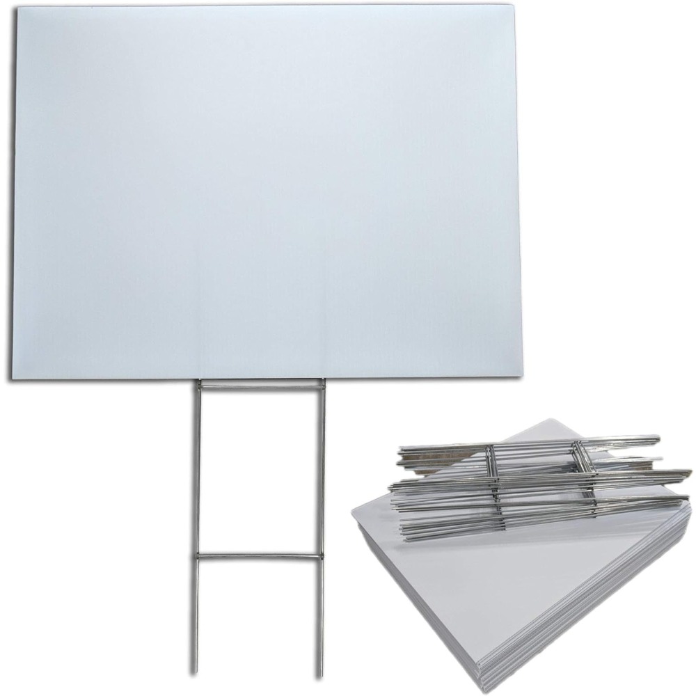 US Shipped  50 Pack 18x24 Blan – Yard Sign Blank Bewertung und Preis
