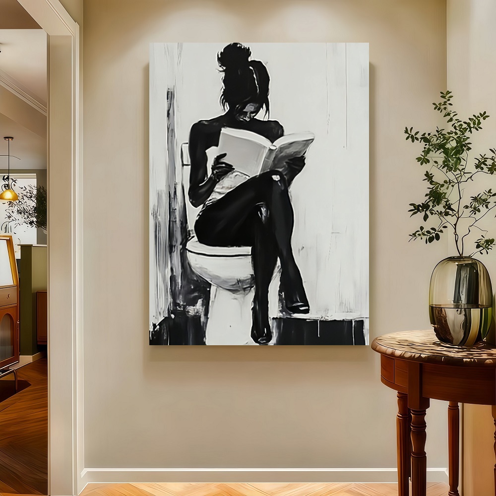Framed 1pc Modern Abstract Wom – Canvas Wrap Ready Bewertung und Preis