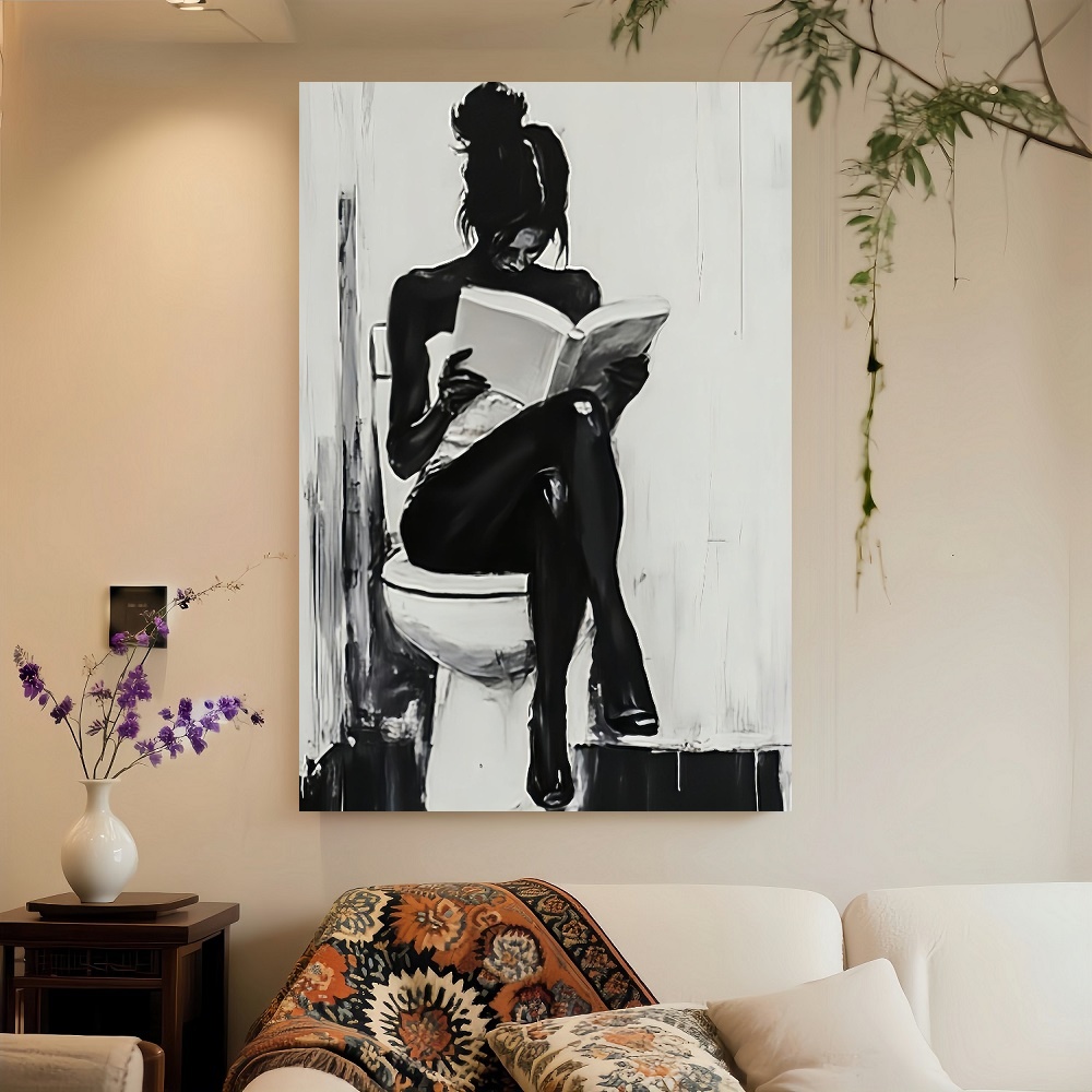 Framed 1pc Modern Abstract Wom – Canvas Wrap Ready Bewertung und Preis